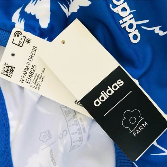 ADIDAS x FARM Rio BUTTERFLY DRESS Medium NWOT - Picture 12 of 16